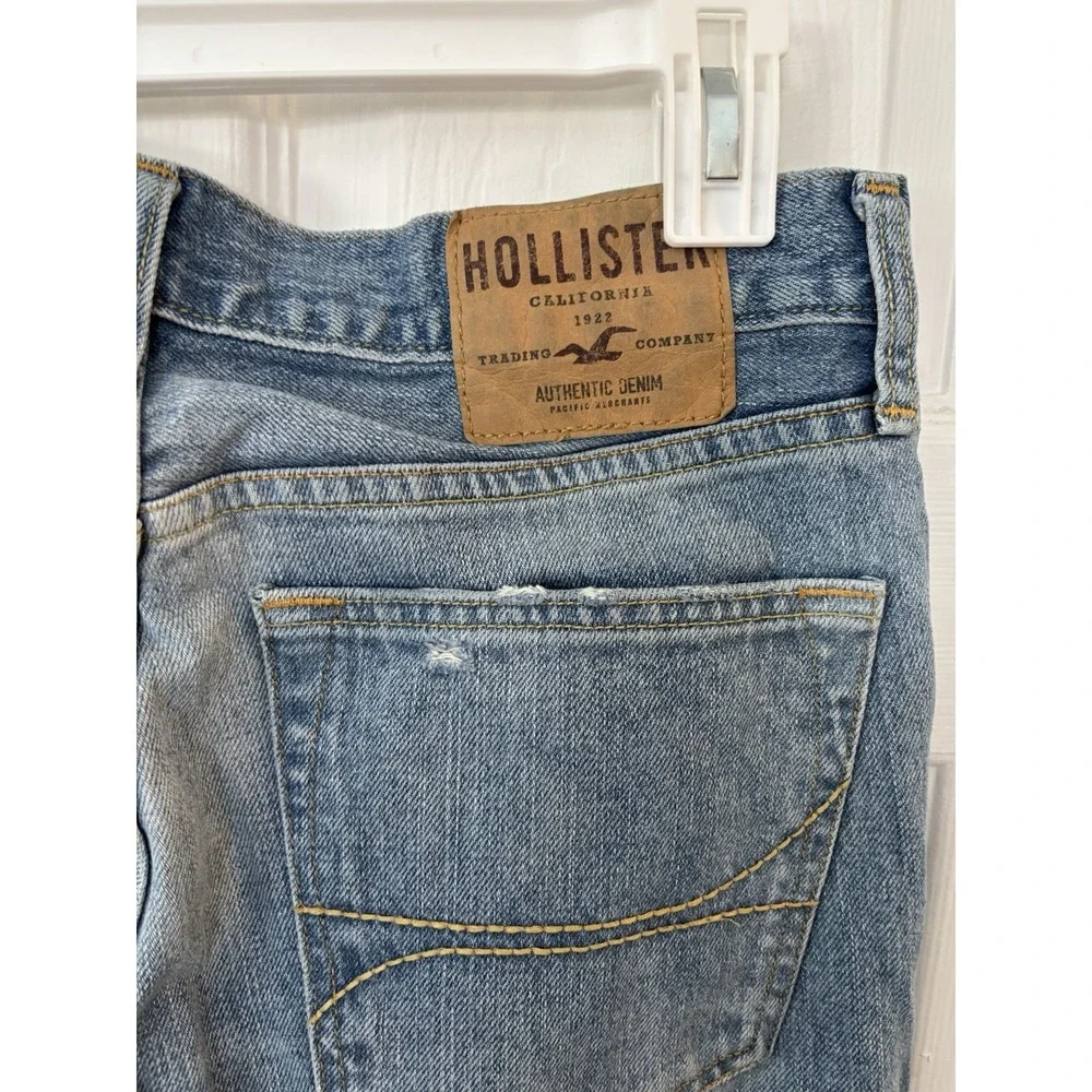 Men's Hollister‎ button butterfly jeans 32/30 distressed